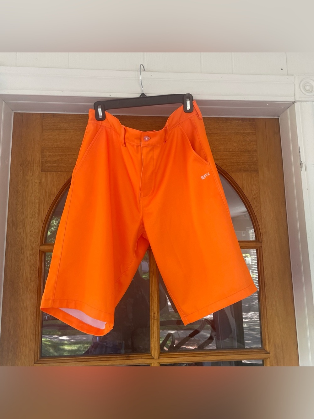 EFX Bright Orange Men’s Golf Shorts Size 36